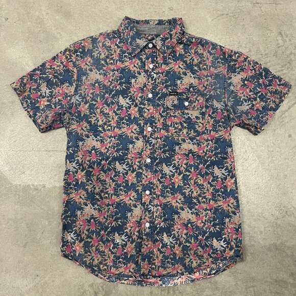 MATIX Tropic Blur Woven Button Down Shirt - Picture 1 of 5